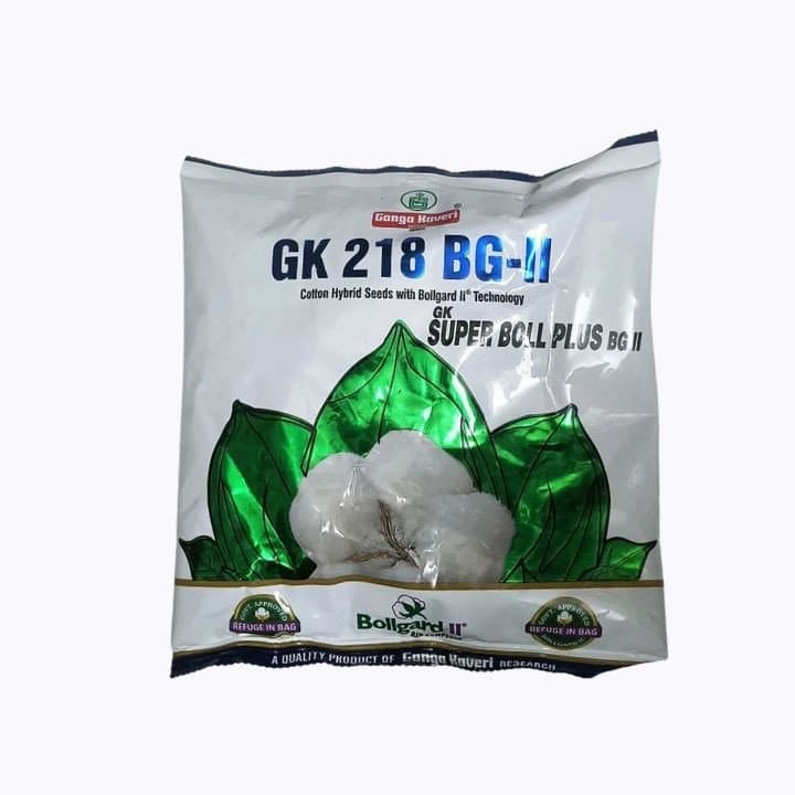 ಗಂಗಾ ಕಾವೇರಿ GK-218 ಸೂಪರ್ ಬೋಲ್ ಪ್ಲಸ್ BG-II ಹತ್ತಿ ಬೀಜಗಳು