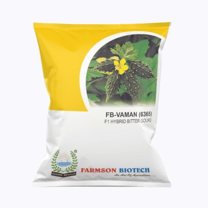 ಫಾರ್ಮ್ಸನ್ FB-ವಾಮನ್ (6365) F1 ಹೈಬ್ರಿಡ್ ಹಾಗಲಕಾಯಿ ಬೀಜಗಳು