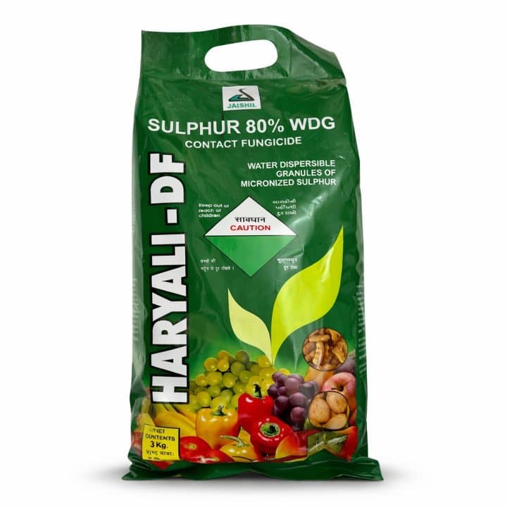 ஹரியாலி டிஎஃப் சல்பர் 80% WDG பூஞ்சைக் கொல்லி