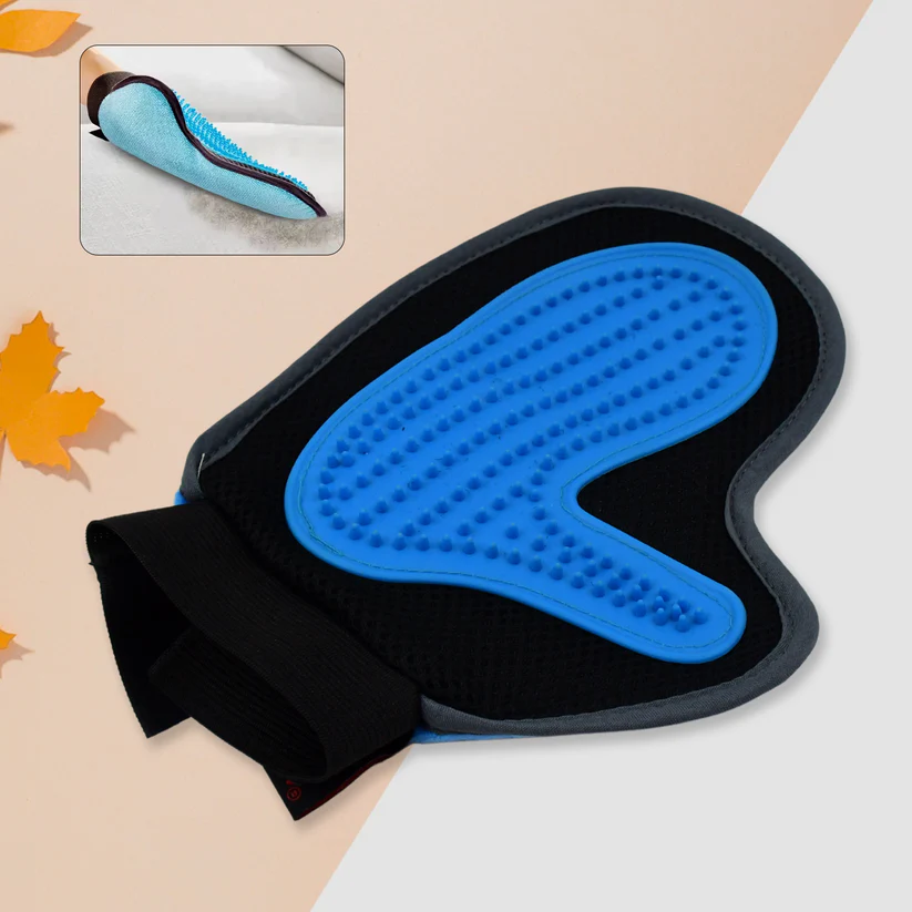 Pet Grooming Glove – Humanized Deshedding Brush