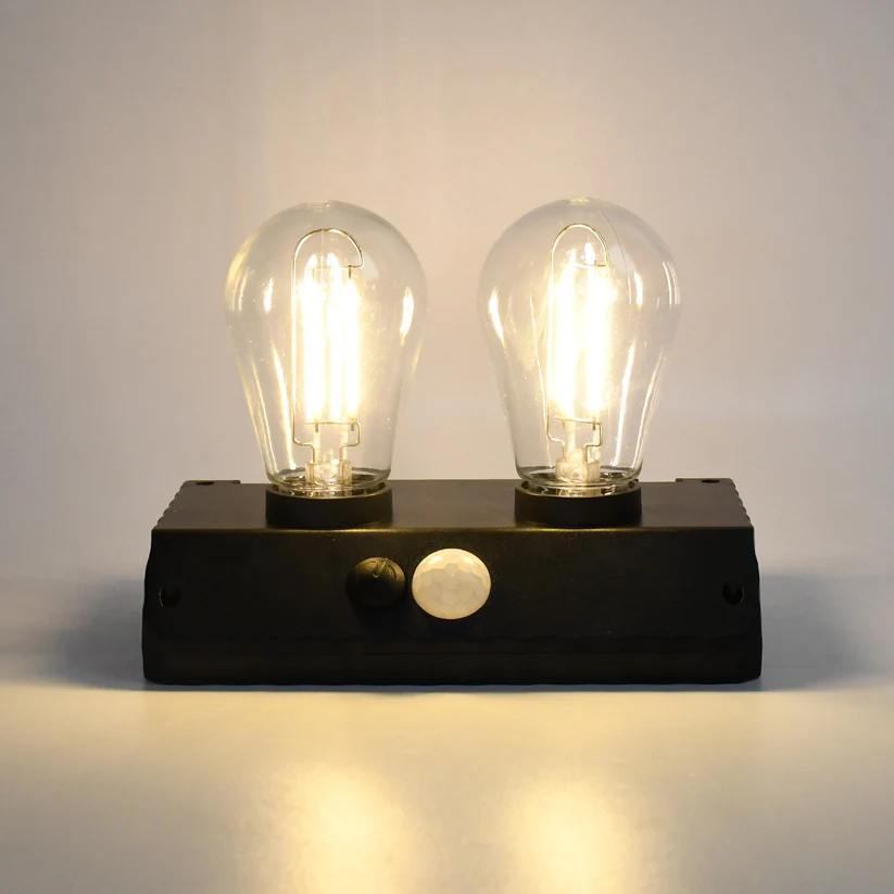 Solar Double LED Bulb Lamp YT-819- 2W (1 Pc) – thumb