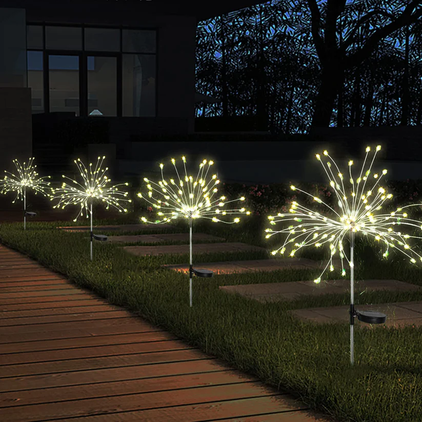 Colorful Multi Led Outdoor Solar Garden Lights (4 Pcs Set) – thumb