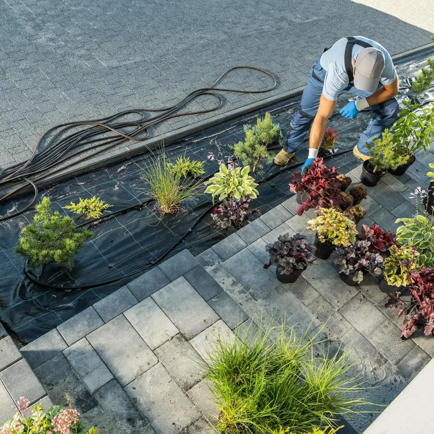 Singhal Weed Control Barrier Sheet – 100 GSM Landscape Fabric (0.60m x 100m) – thumb