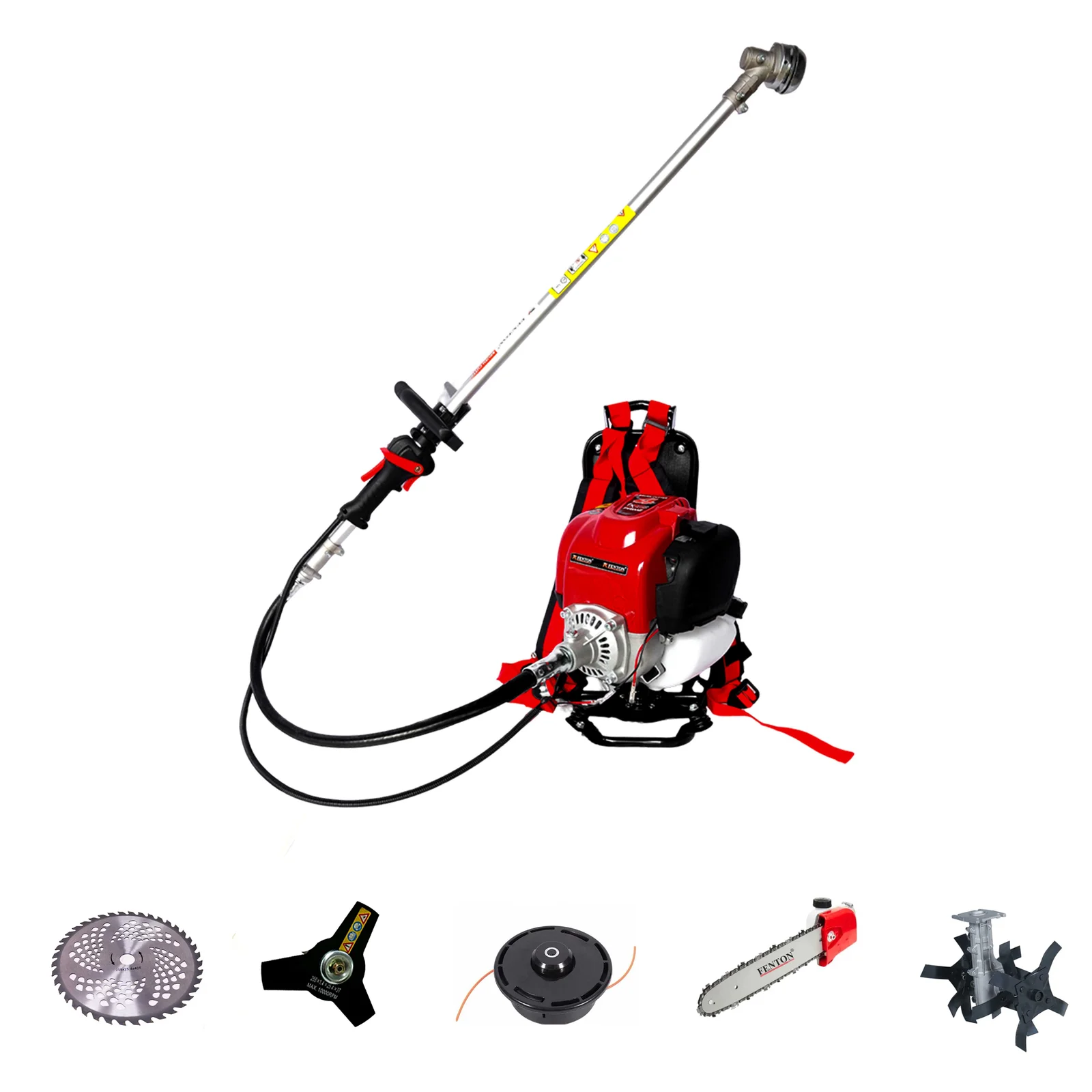 Fenton Krishi 50CC PRO Brush Cutter | 4-Stroke Grass & Bush Trimmer – thumb