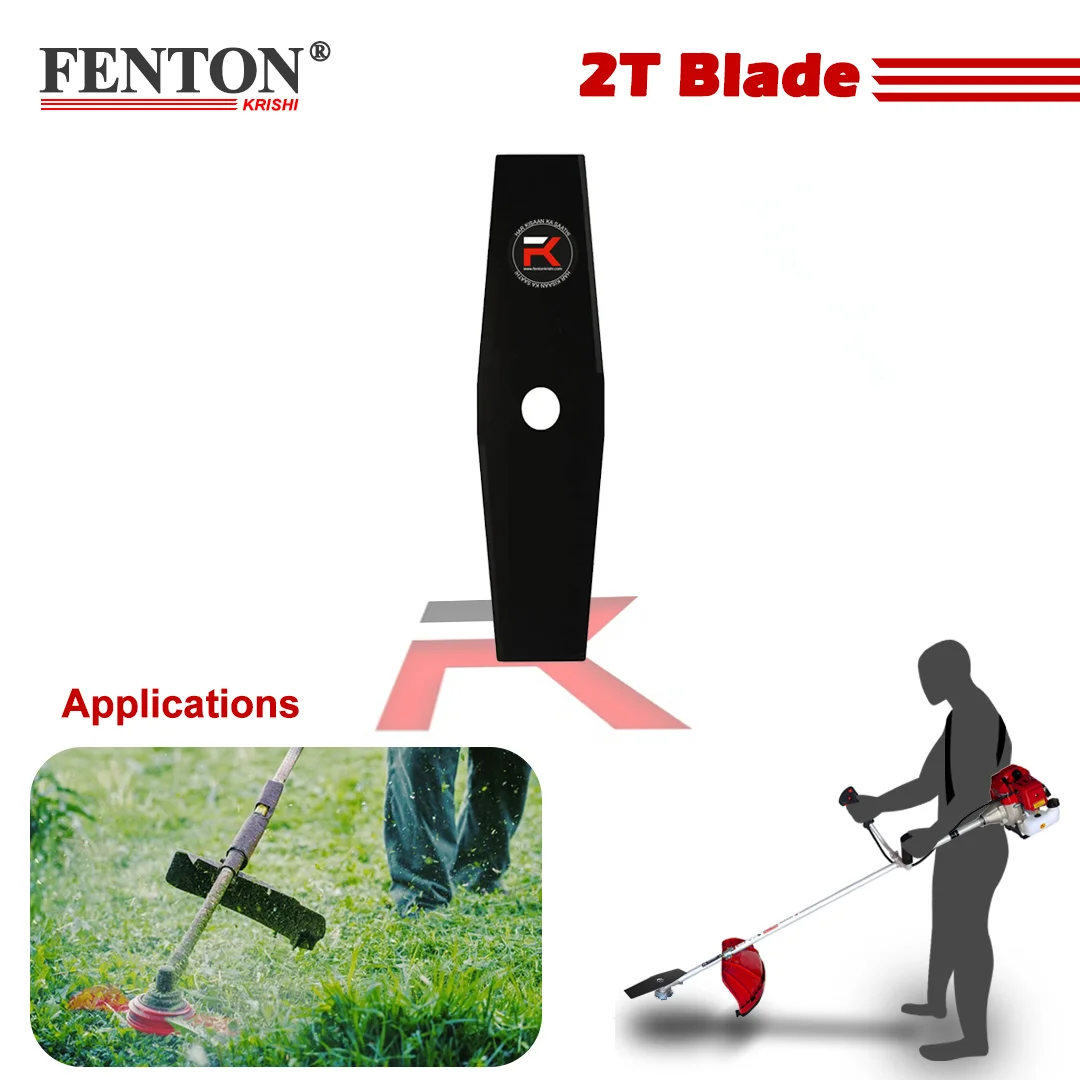 Fenton Krishi 2-Teeth Brush Cutter Blade – Heavy-Duty Steel 300mm x 90mm – thumb