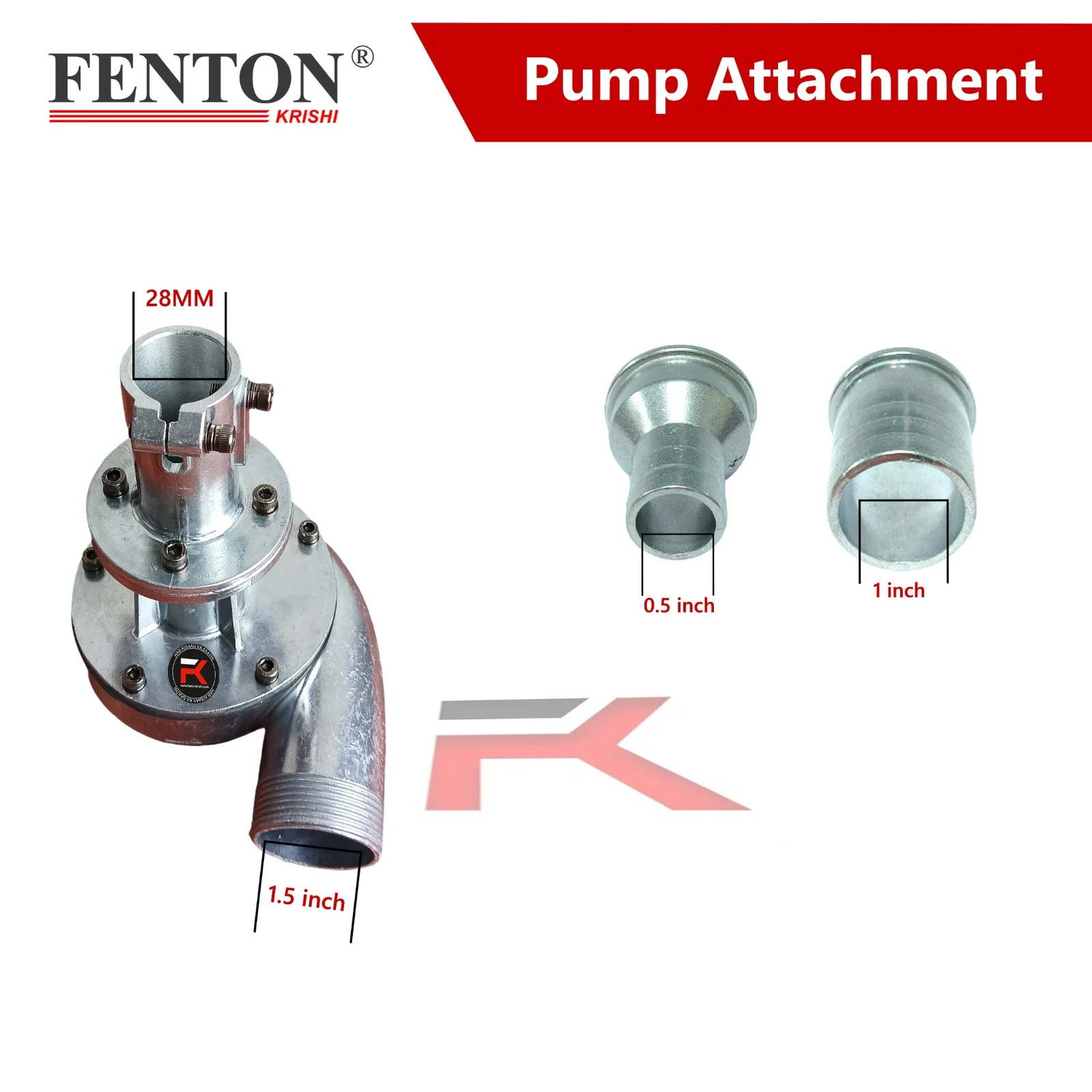 Fenton Krishi 28 mm Water Pump Attachment for Brush Cutter – thumb