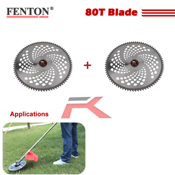 Fenton Krishi 80-Teeth Brush Cutter Blade (Pack of 2) – thumb