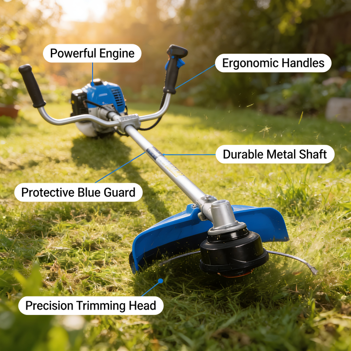 Mechnova 1.35 HP 4-Stroke Brushcutter 37.7cc Side Pack – MBC37SC – thumb