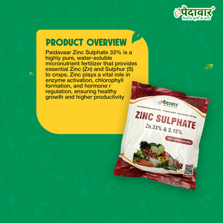Paidavaar Zinc Sulphate 33% Micro Nutrient Fertilizer – thumb