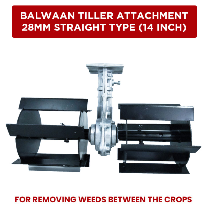 Balwaan Brush Cutter Tiller Attachment BTA-28 Straight – thumb
