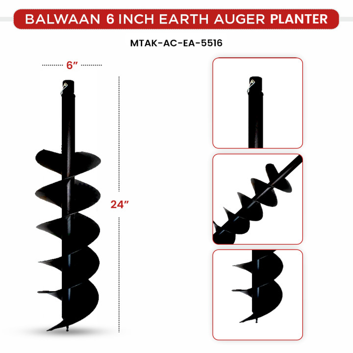 Balwaan 6 Inch Double Spiral Planter – thumb