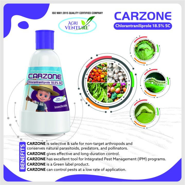 AgriVenture CARZONE Chlorantraniliprole 18.5% SC Insecticide – thumb