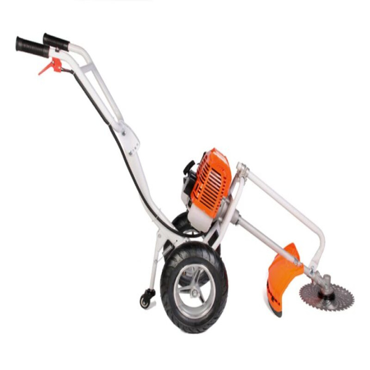 Neptune Trolley Brush Cutter / Grass Trimmer 52cc 2-Stroke Petrol Engine with Wheels (BC-520W) – thumb