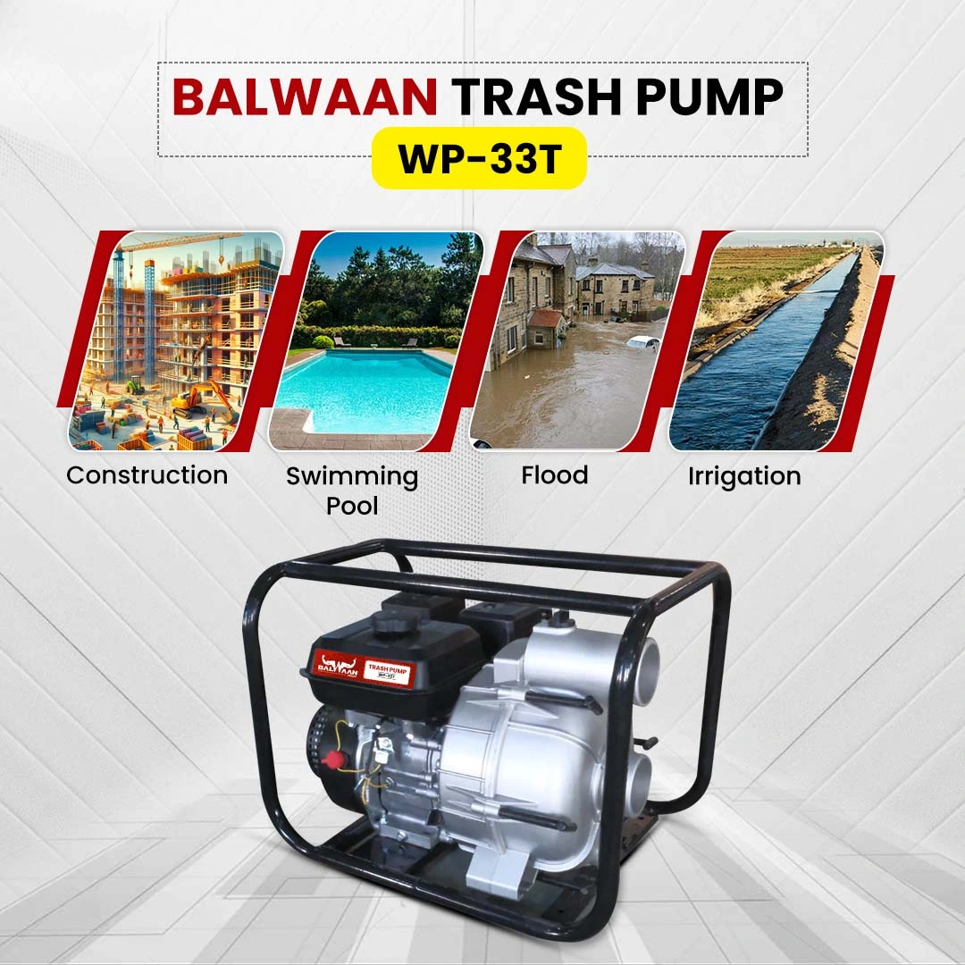 Balwaan Trash Pump 3x3 inch WP-33T