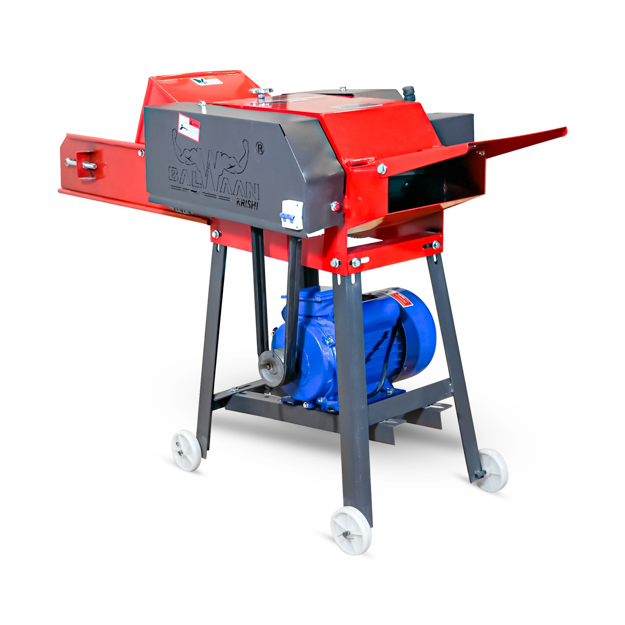 Balwaan Chaff Cutter (With Gear, Motor & Conveyor Belt) CH-320 – thumb