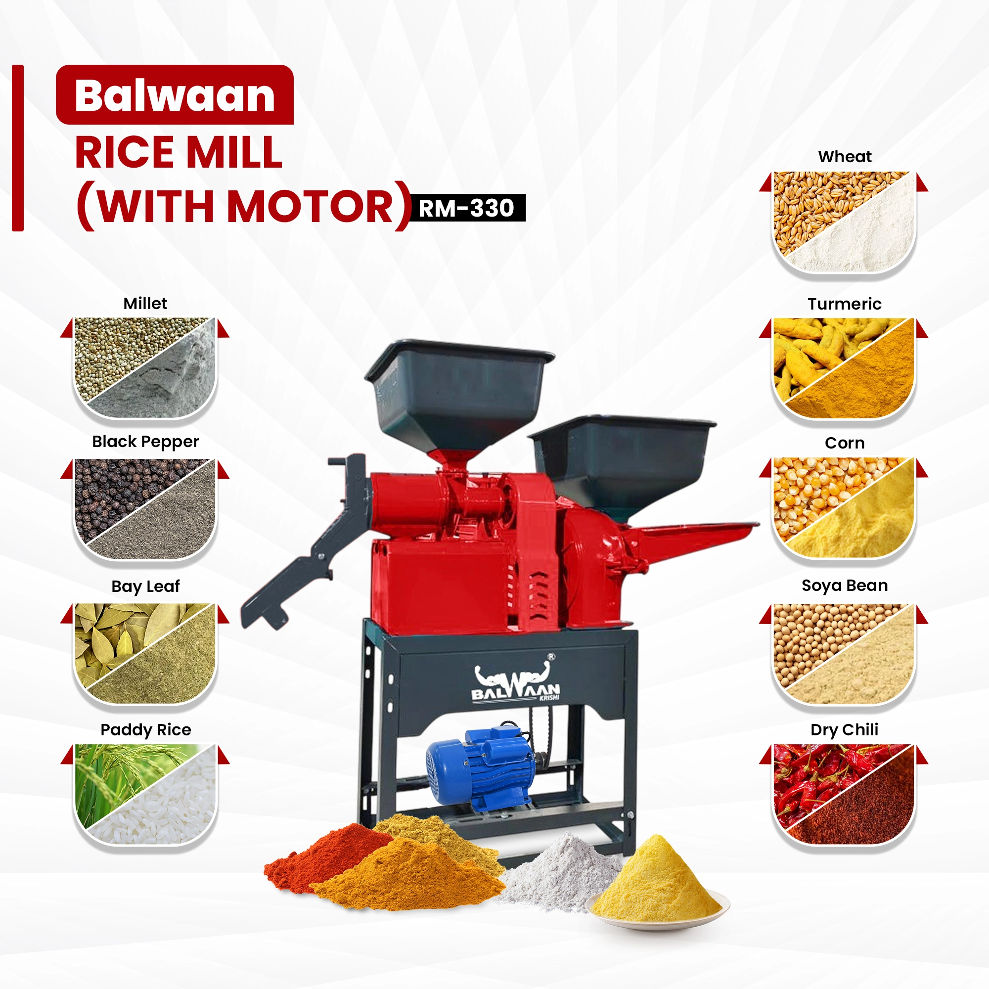 Balwaan Rice Mill Combine RM-330 – thumb
