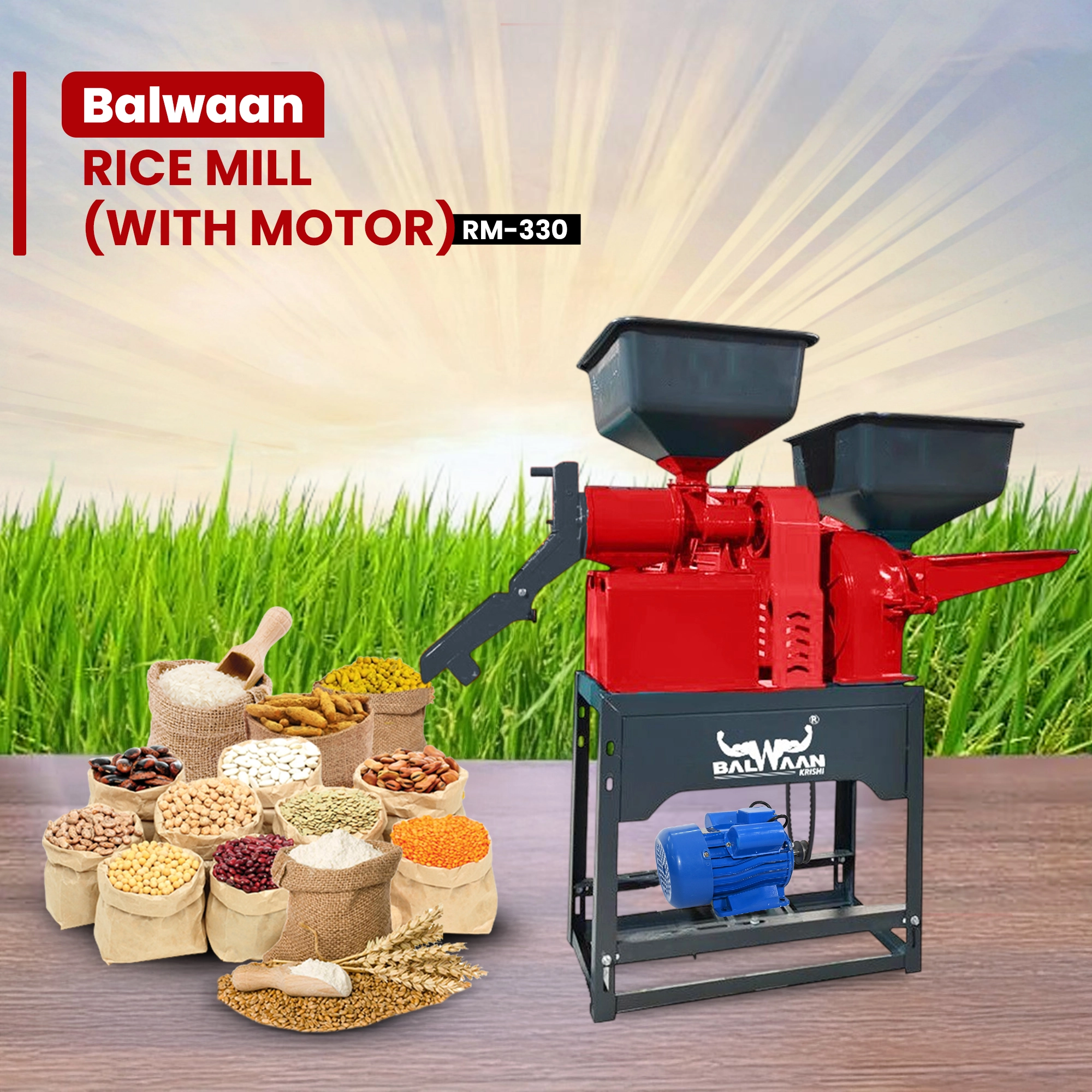 Balwaan Rice Mill Combine RM-330 – thumb