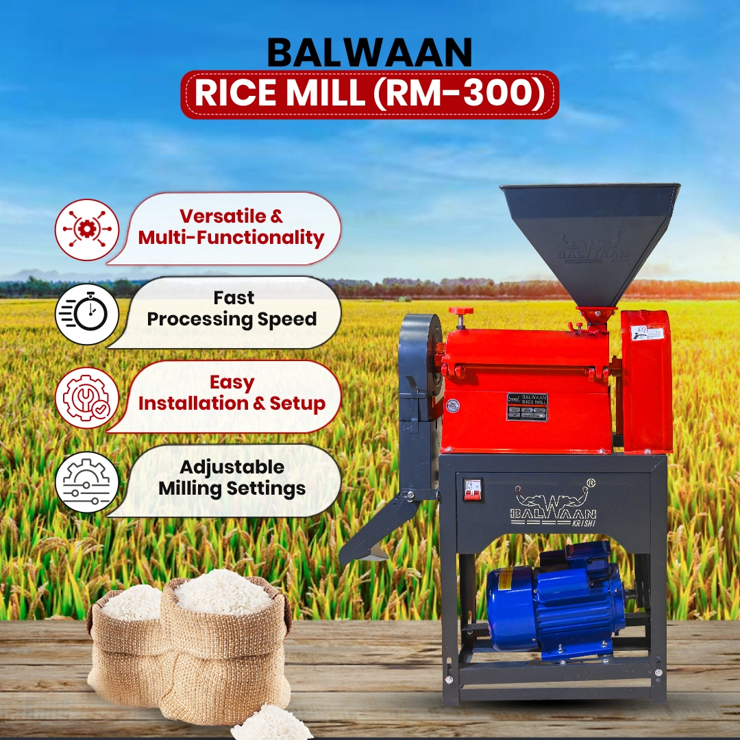 Balwaan Rice Mill CI Model RM-300 – thumb