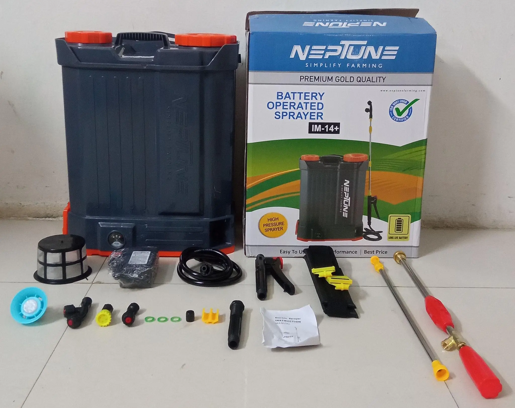 Agriculture Neptune Battery Sprayer IM-14+