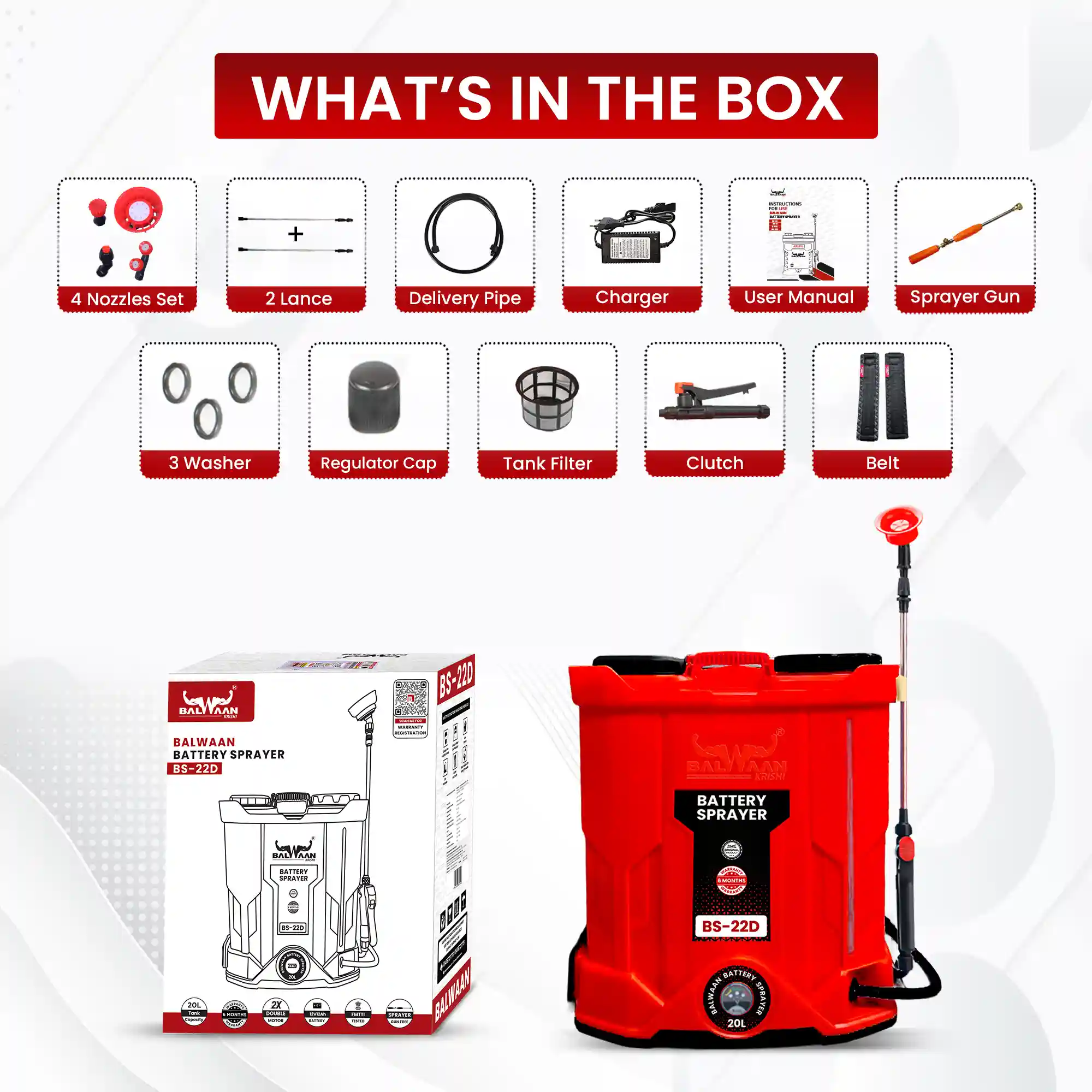 Balwaan BS-22D Battery Sprayer – thumb