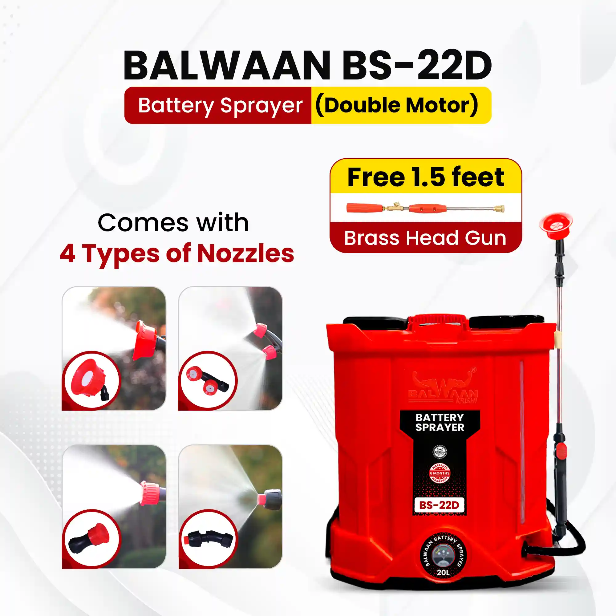 Balwaan BS-22D Battery Sprayer – thumb