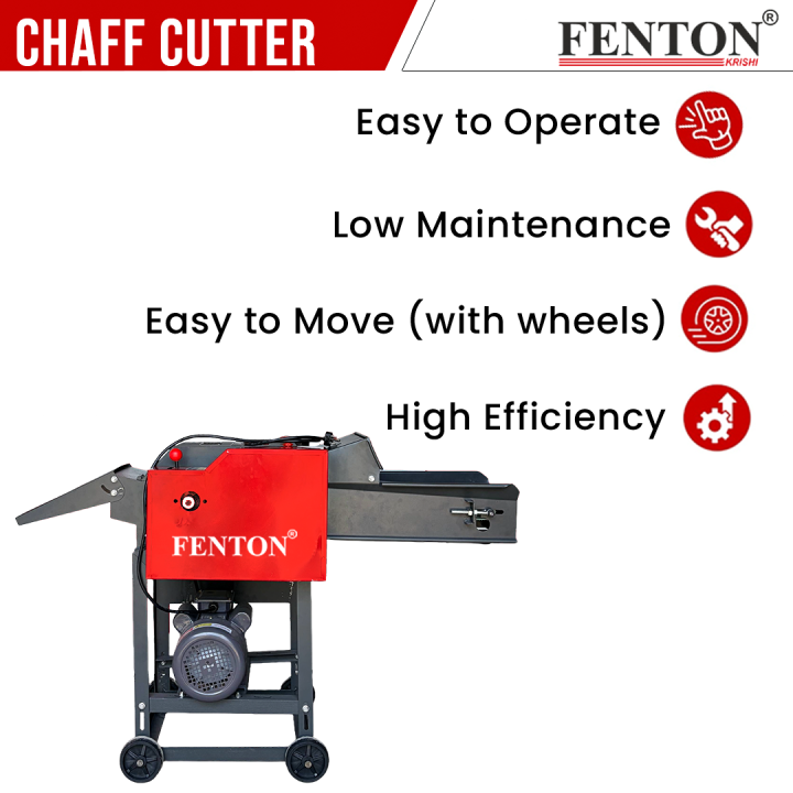 Fenton FCC Chaff Cutter 3 HP Electric Heavy Duty Machine