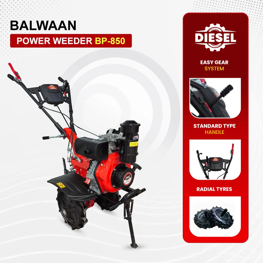 Balwaan BP 850 Power Weeder - (Diesel) – thumb