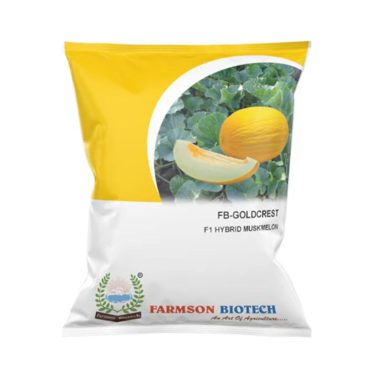 Farmson FB Goldcrest F1 Hybrid Muskmelon Seeds