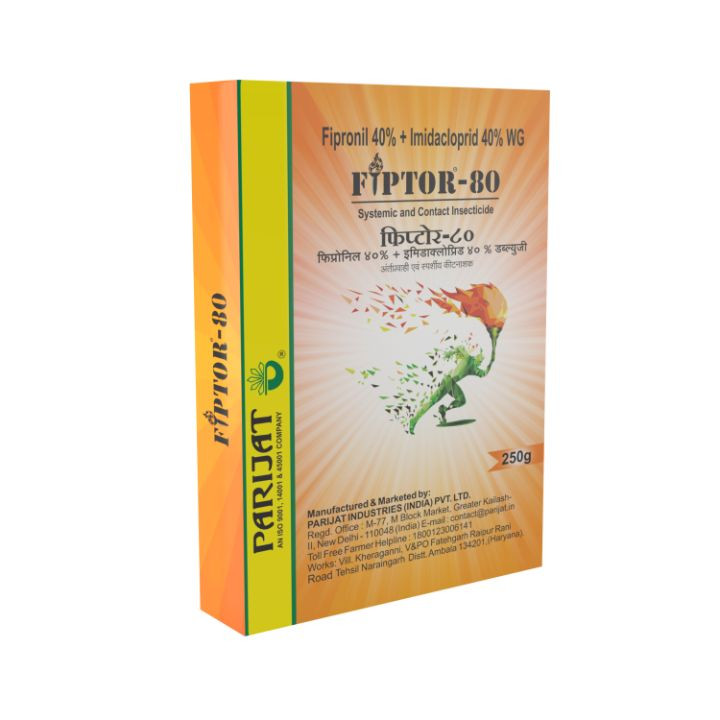 Parijat FIPTOR 80 Insecticide – Fipronil 40% + Imidacloprid 40% WG