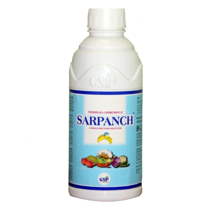 GSP Sarpanch Profenofos 40% + Cypermethrin 4% EC Insecticide