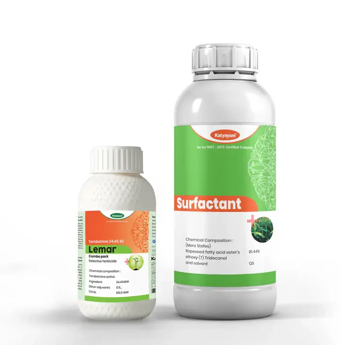 Katyayani Lemar Herbicide-Tembotrione 42% SC (34.4% w/w) 115ml + Surfactant 400ml