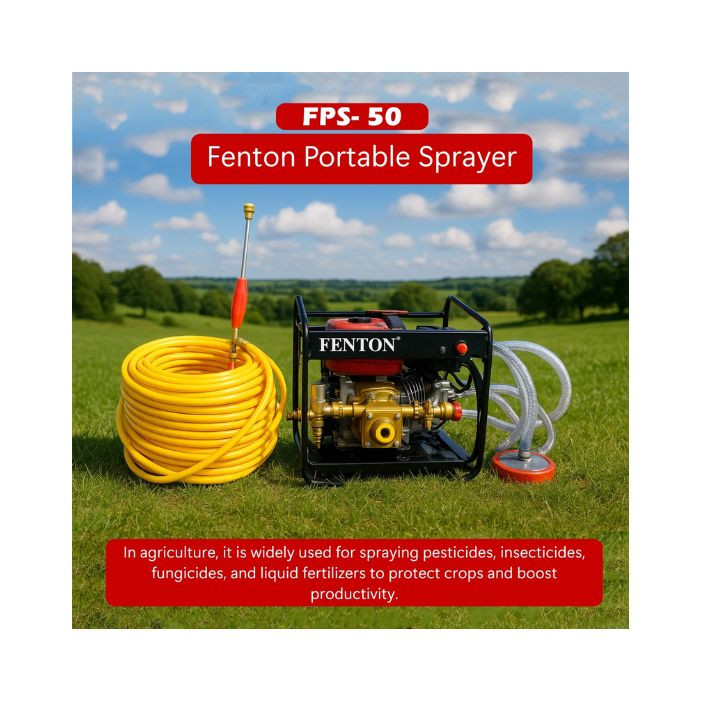 Fenton Krishi 50CC Prime Brush Cutter – 4-Stroke Heavy-Duty Grass Trimmer