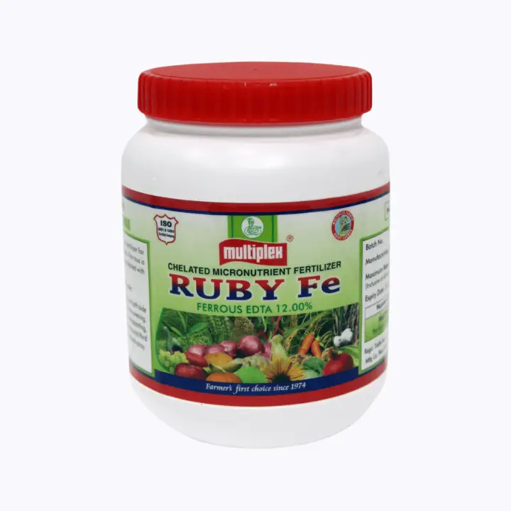 Multiplex Ruby Fe Ferrous EDTA 12% Fertilizer
