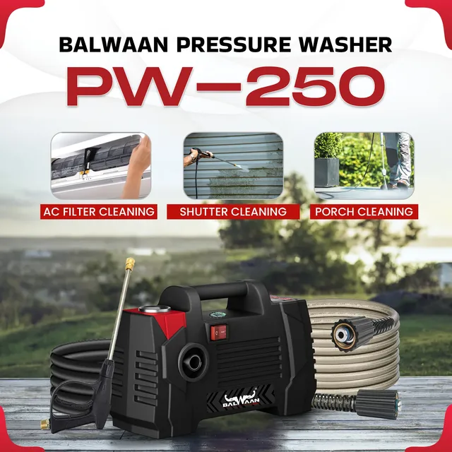 Balwaan Pressure Washer Lightweight PW-250 – thumb