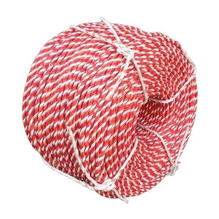 Singhal PP Rope 6MM Red & White Heavy Duty – thumb