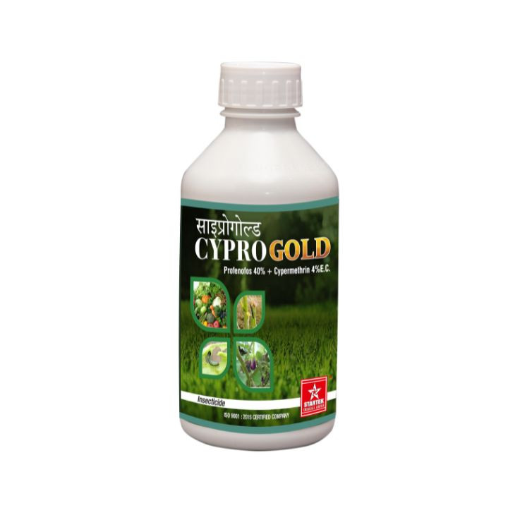Startek Cyprogold Profenofos 40% + Cypermethrin 4% EC Insecticide